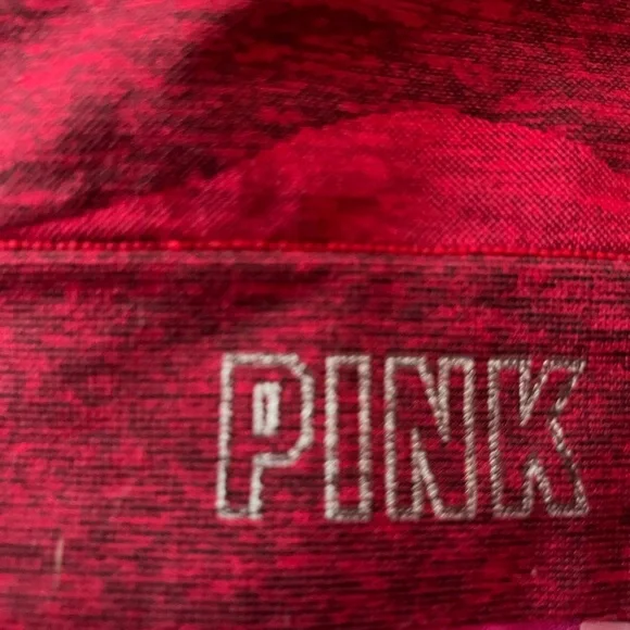 Pink Victoria’s Secret striped tank top and sports bra - Picture 3 of 9